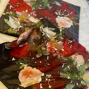 Floral Accent Pillow Cover